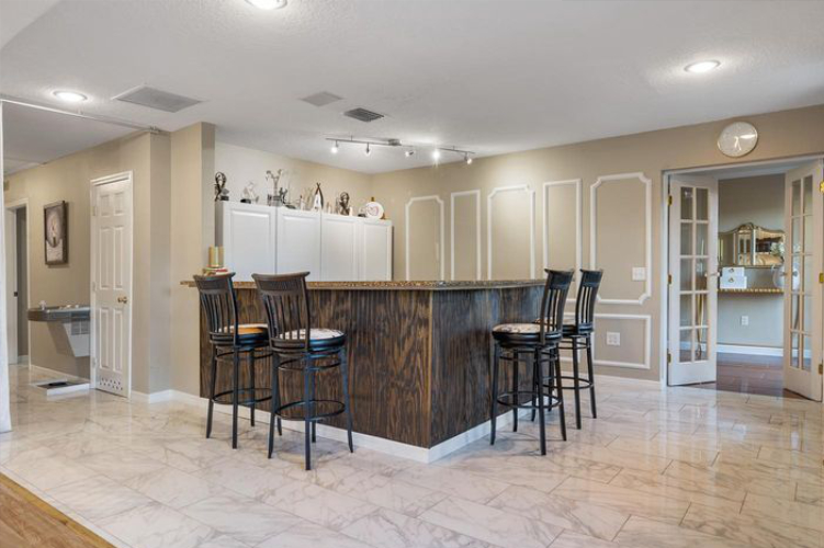 Event venue bar area