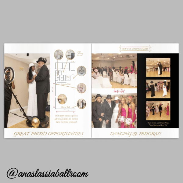 florida vow renewal page spread