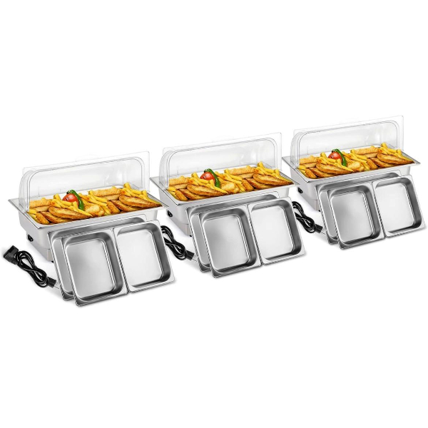 electric chafing dishes set of 3