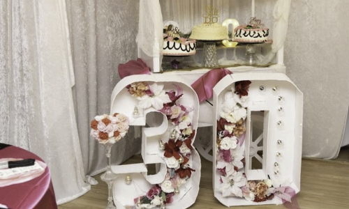 Parisian Pink Anniversary Party